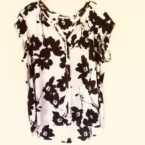 Black and White/Cream Top